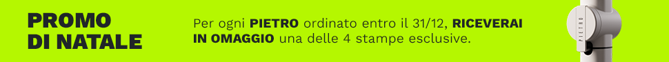 Per ogni Pietro ordinato entro il 31/12, riceverai in omaggio una delle 4 stampe esclusive.